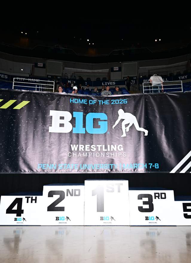 Big Ten Wrestling Championships podium