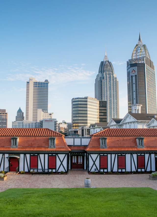 The outside of Colonial Fort Conde