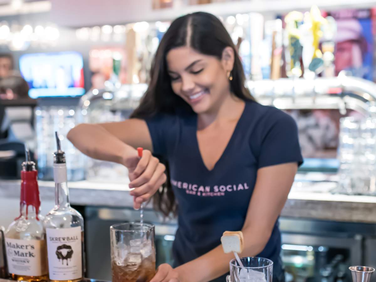 American Social Bar & Kitchen bartender
