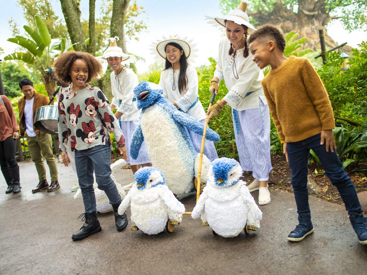 Walt Disney World holiday decor at Disney's Animal Kingdom Theme Park