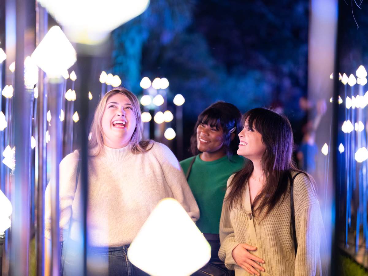 Dazzling Nights holiday light display at Harry P. Leu Gardens in Orlando