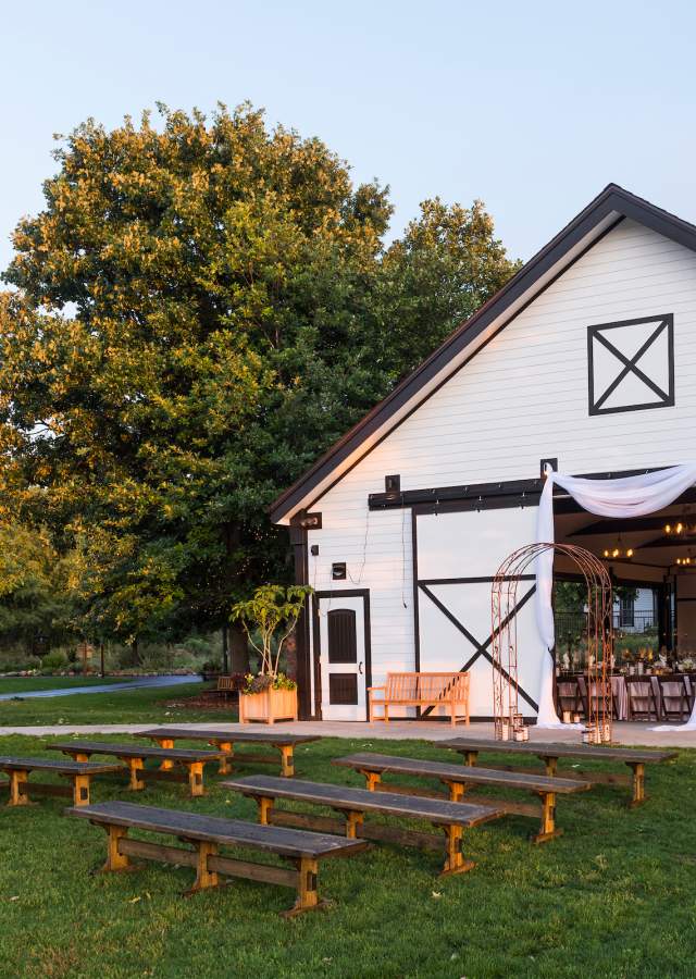 Barn Exterior Wedding in Denver, Colorado