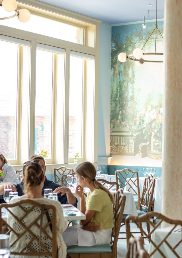 The Gloriette dining room