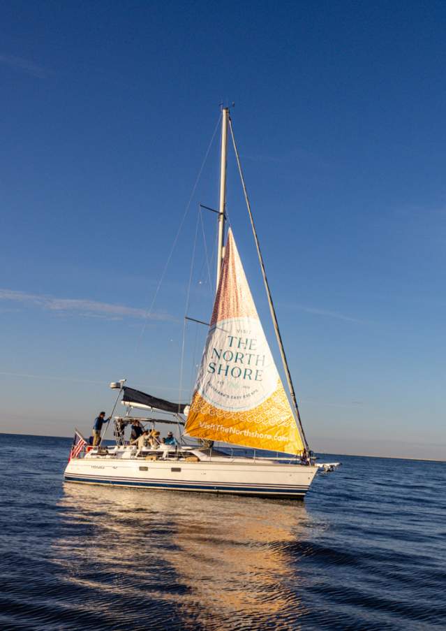 Sailboat on Lake Pontchartrain