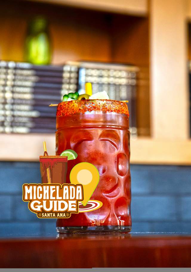 A Michelada with the text overlay "Michelada Guide"