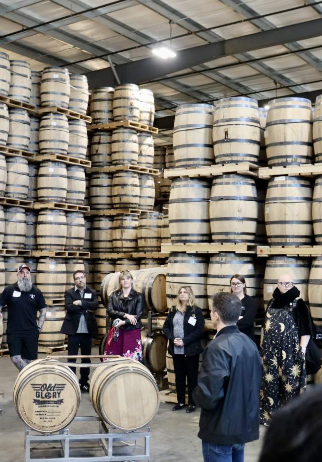 Group Tour at Old Glory Distilling Co