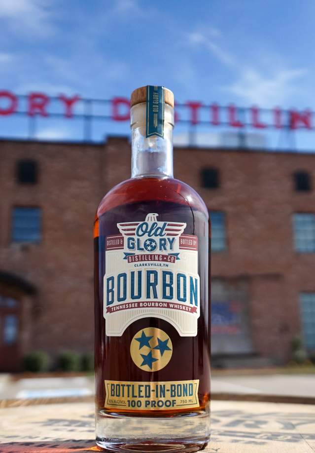 Old Glory Bourbon Bottle