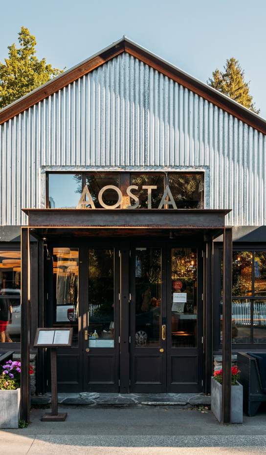 Exterior of Aosta Arrowtown