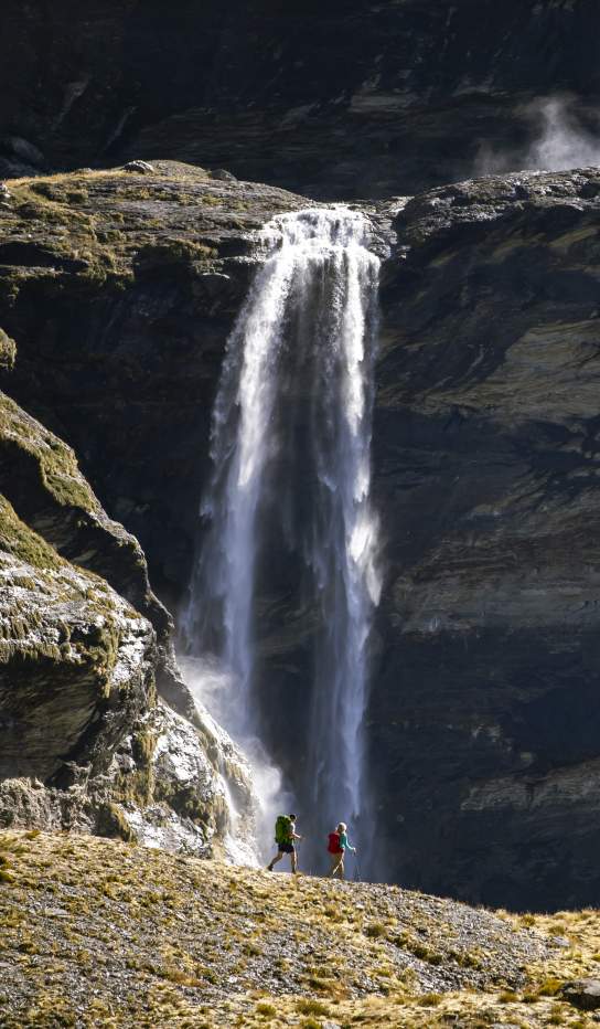 Hiking Earnslaw Burn in Summer