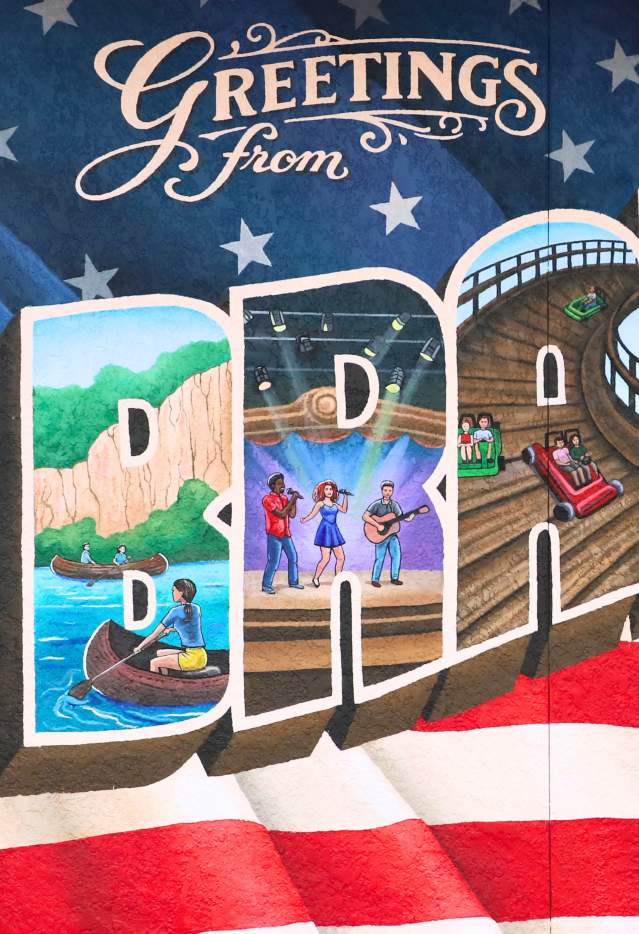 Greetings from Branson Mural