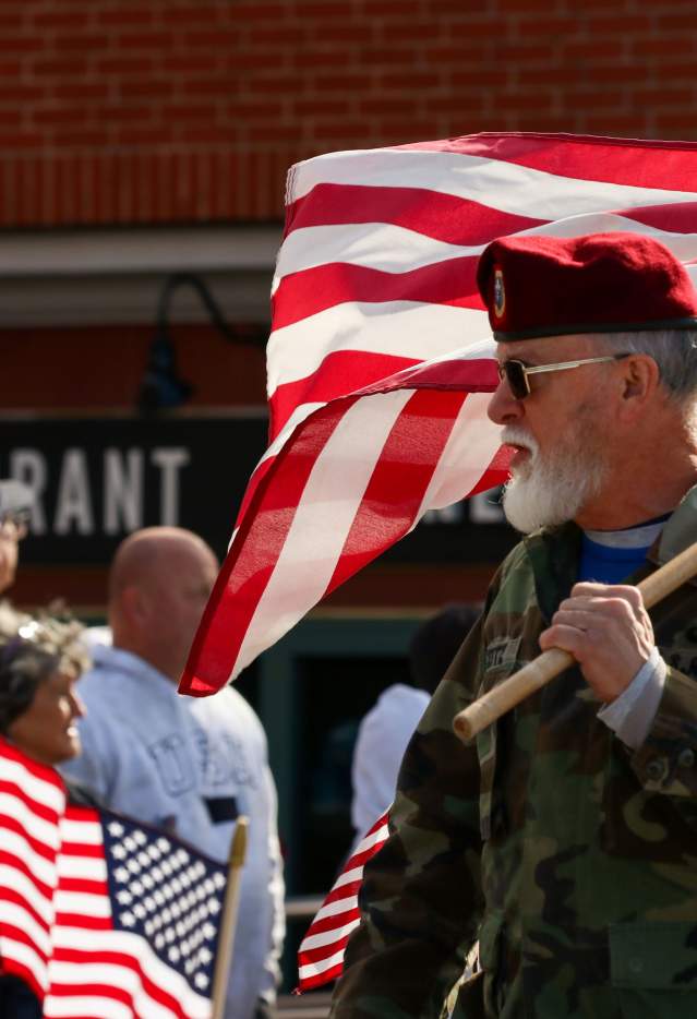Veterans Parade Flag