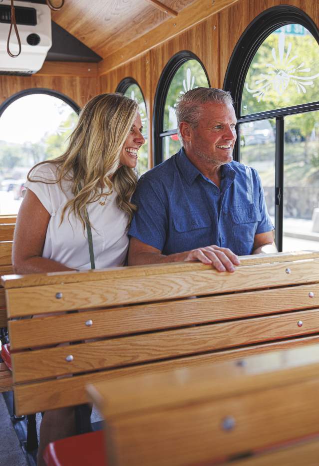 Downtown Trolley Couple 2025