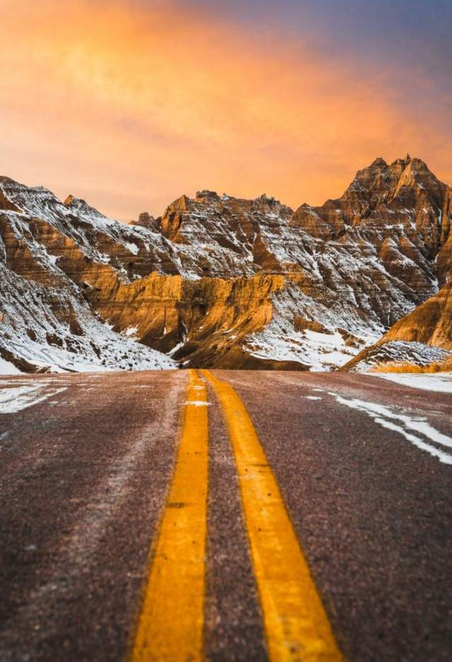 Winter Badlands