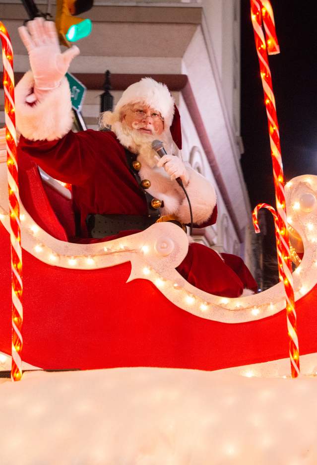 Santa at the Parade