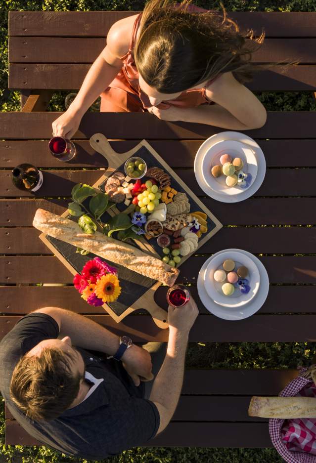Picnic in the vineyard at The View Winery 6