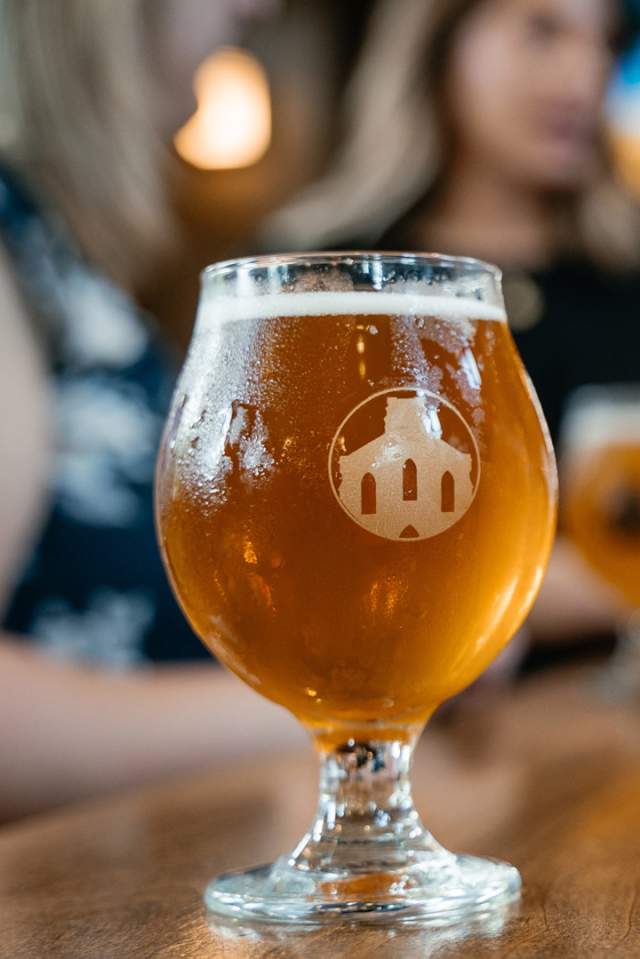 A Glass Of Beer At St. Joseph Brewery
