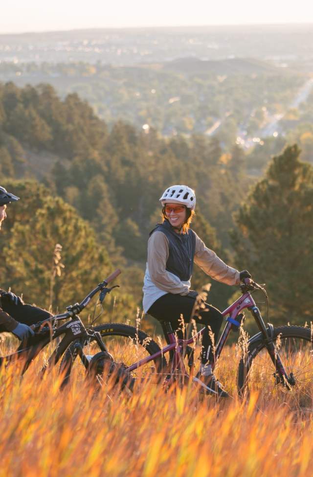 Skyline-Wilderness-Area biking couple