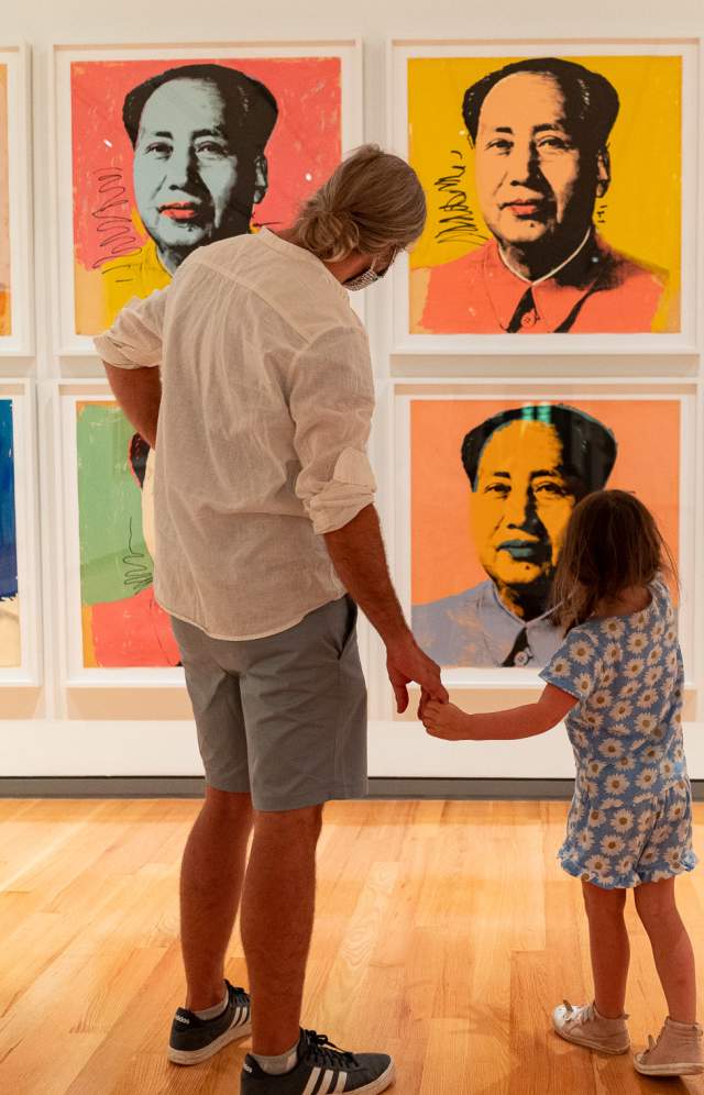 Dad and Daughter at Columbia Museum of Art In Columbia, SC