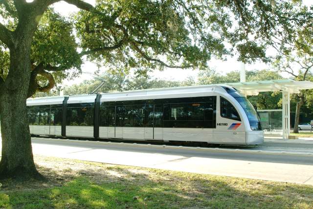 The Metro Rail in Houston