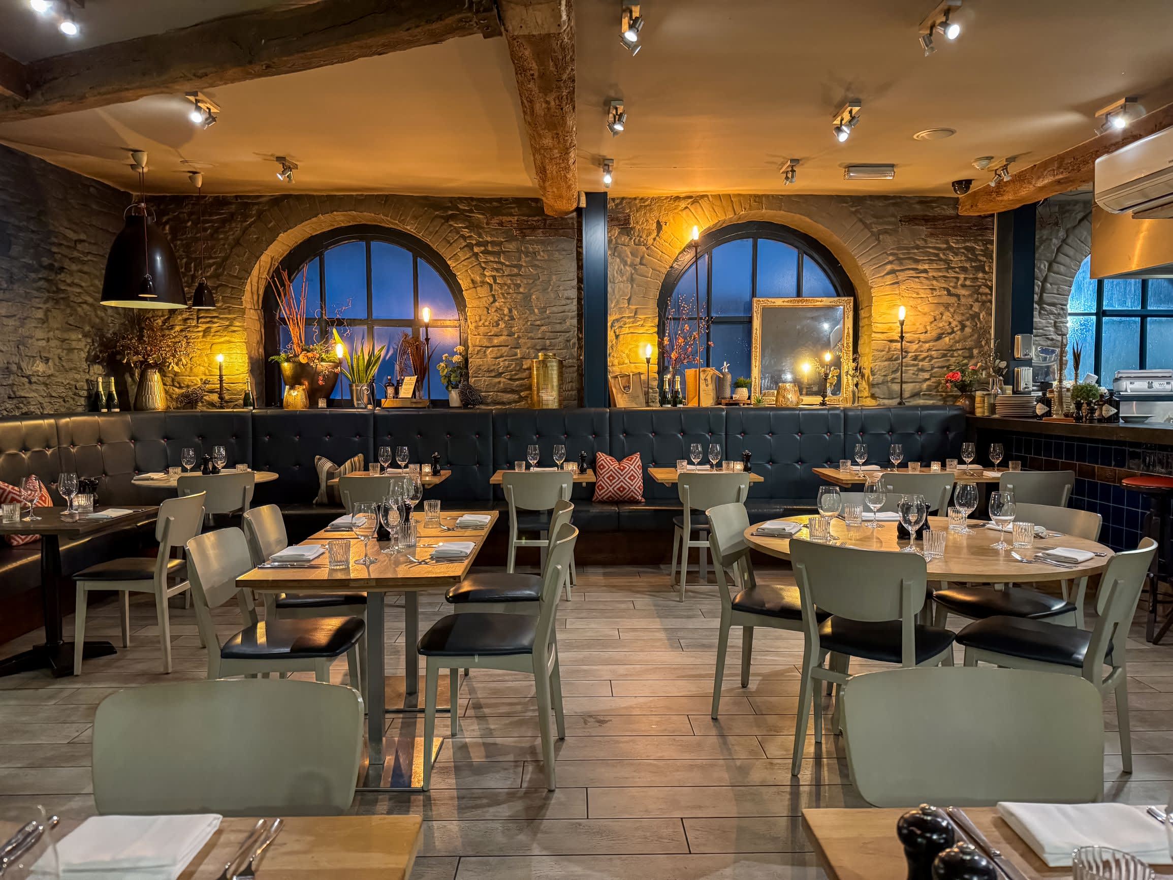 MBB Brasserie at night