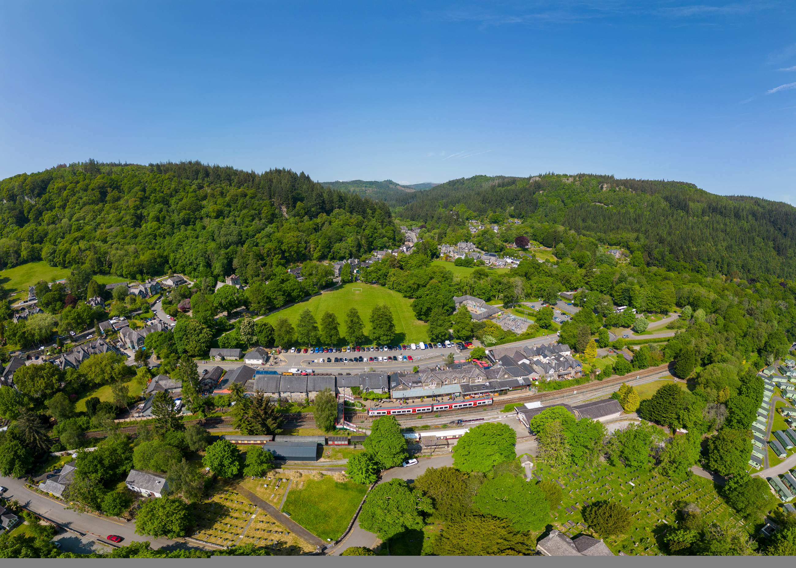 Betws y Coed Aerial