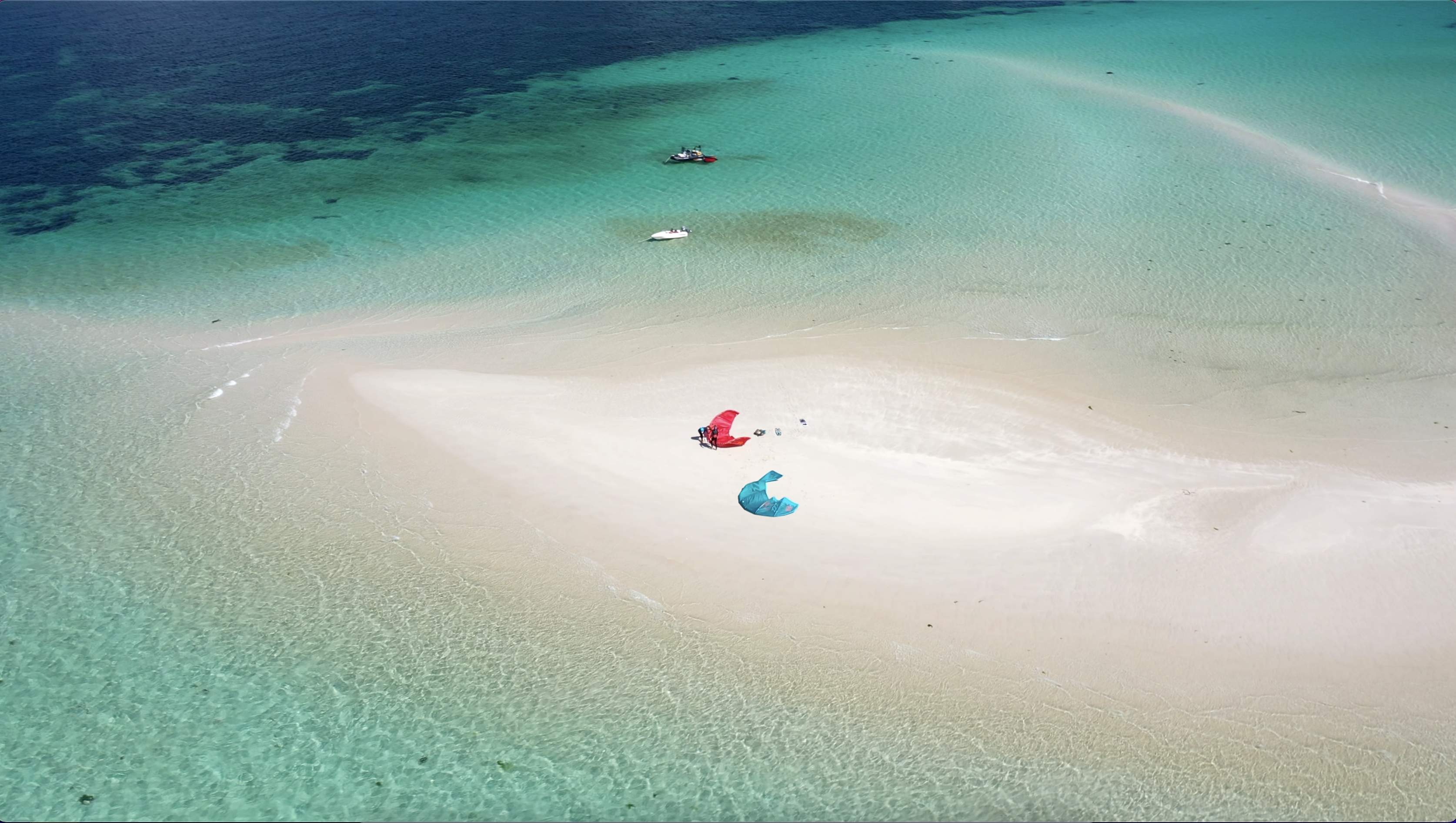 Active sports on a beach on Scilly