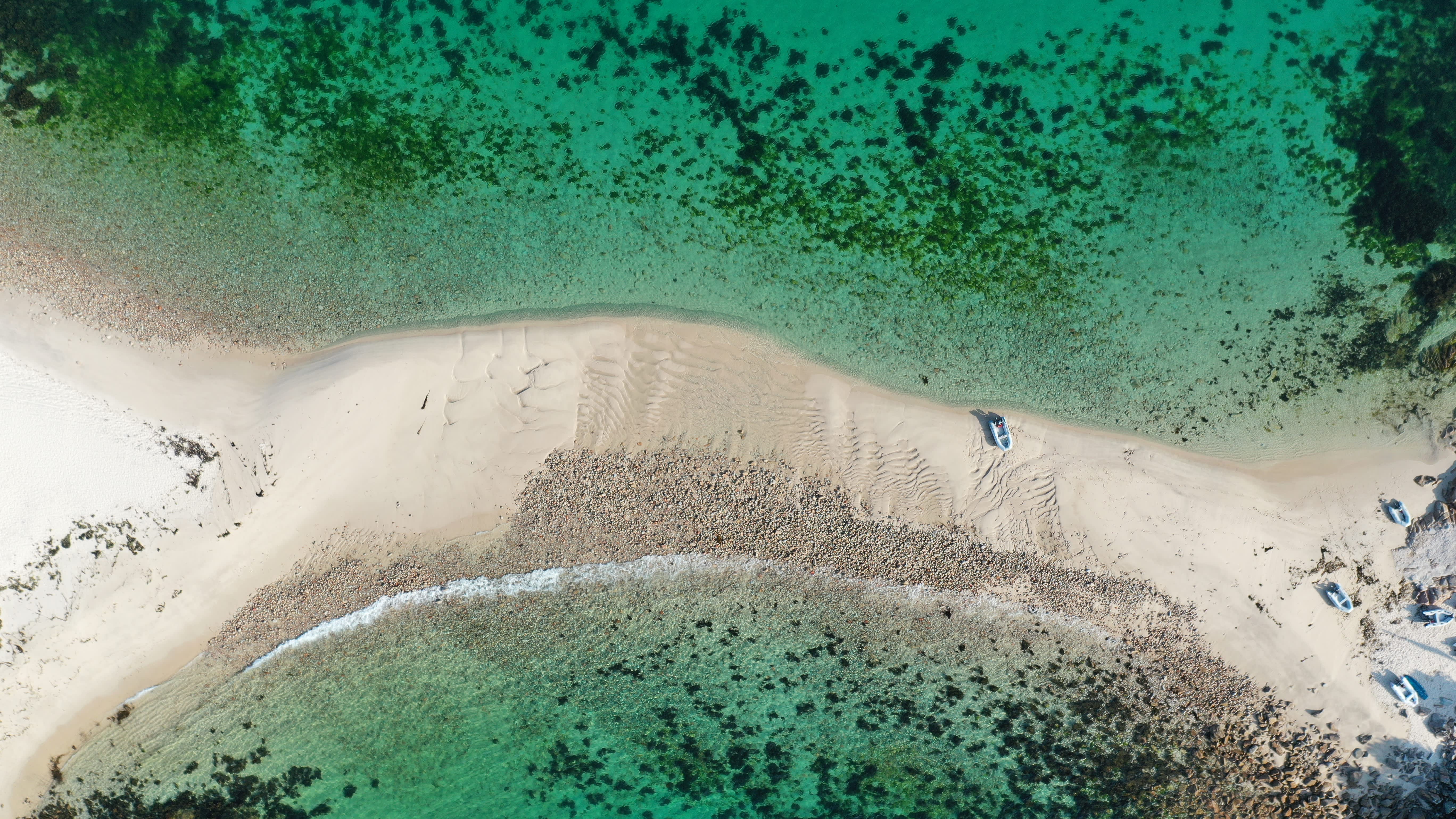 Aerial of beach