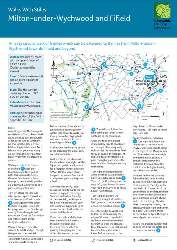 A Cotswolds National Landscape walk