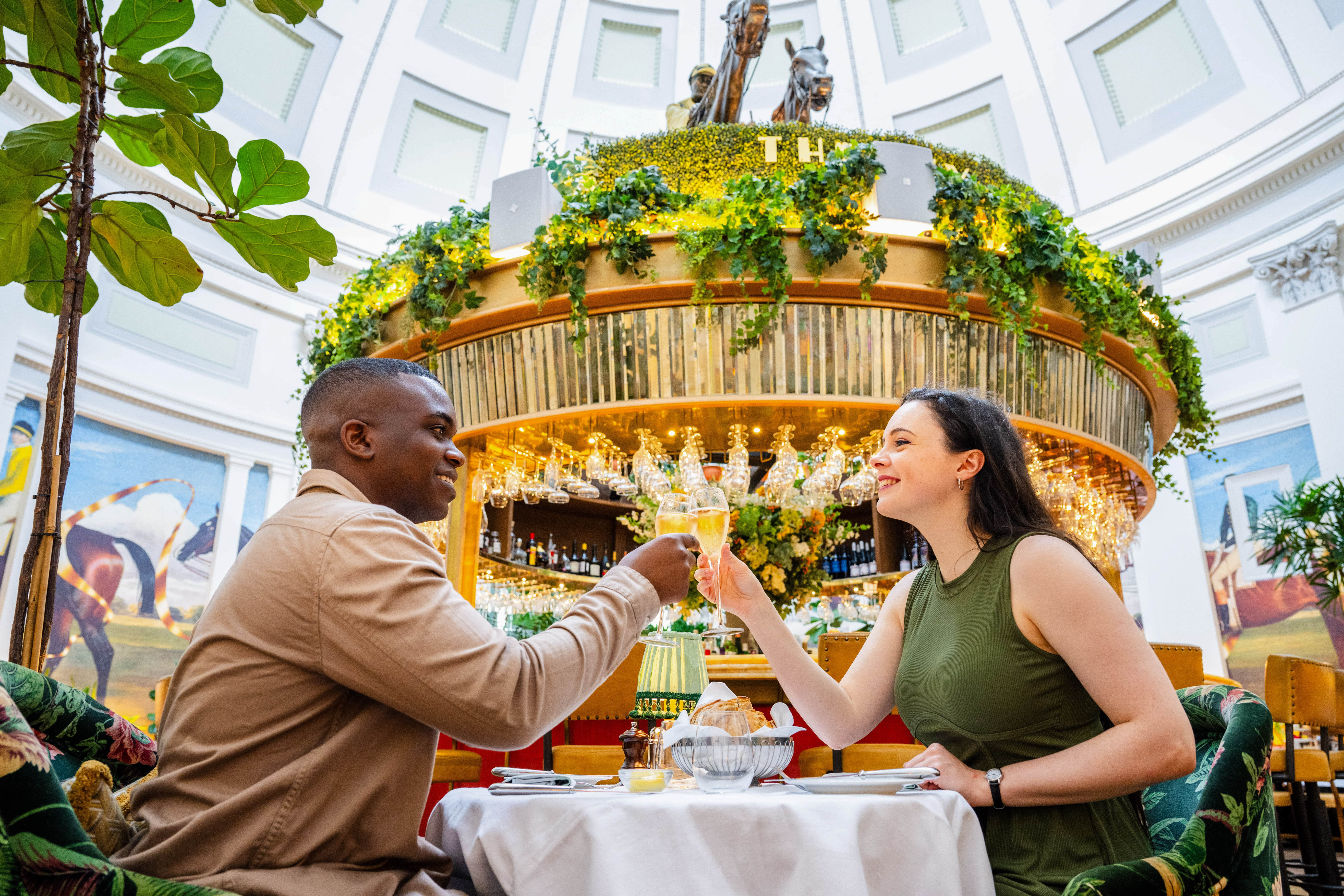 People dining at The Ivy Montpellier Brasserie restaurant in Cheltenham
