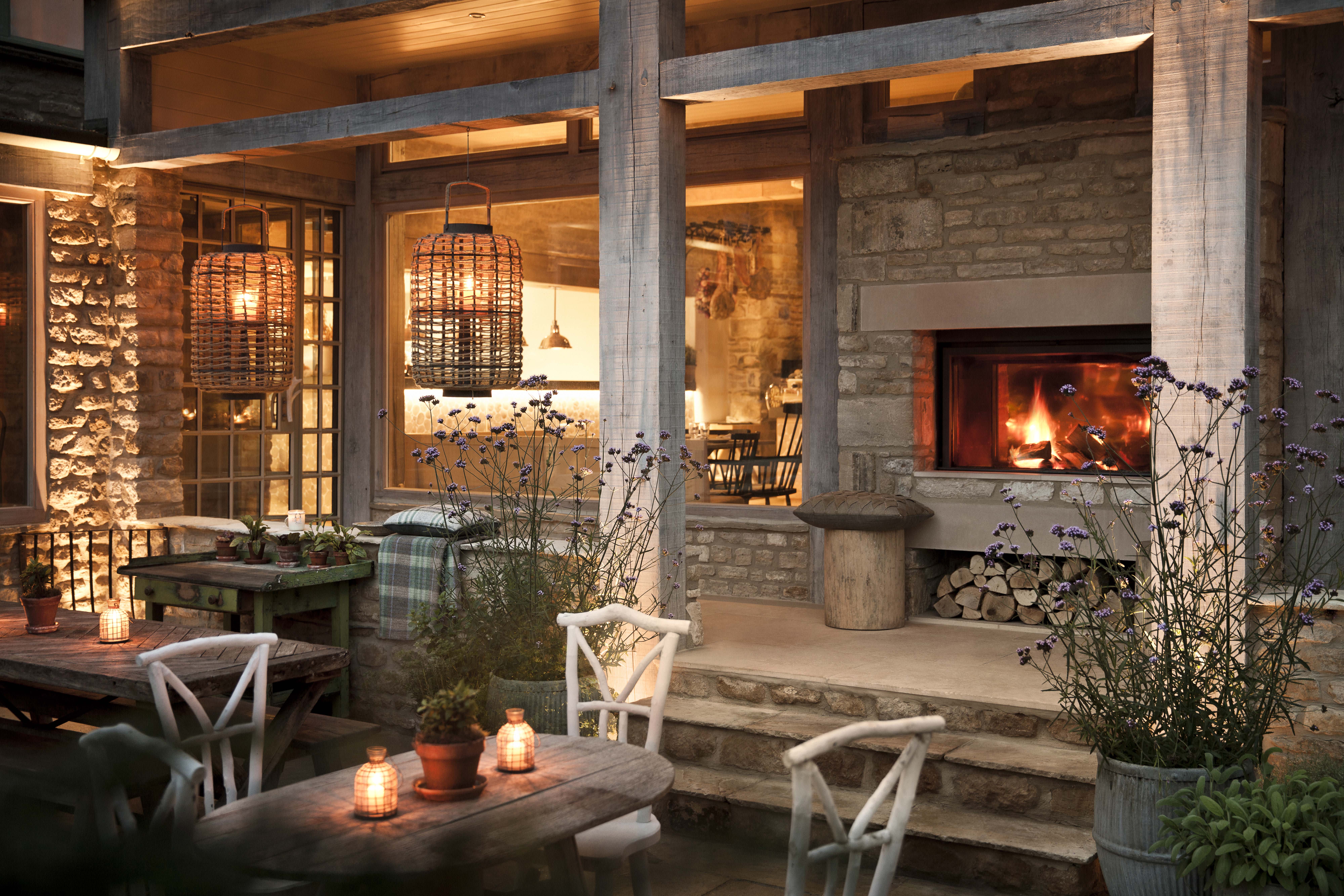 Interior of the Wild Rabbit in Kingham