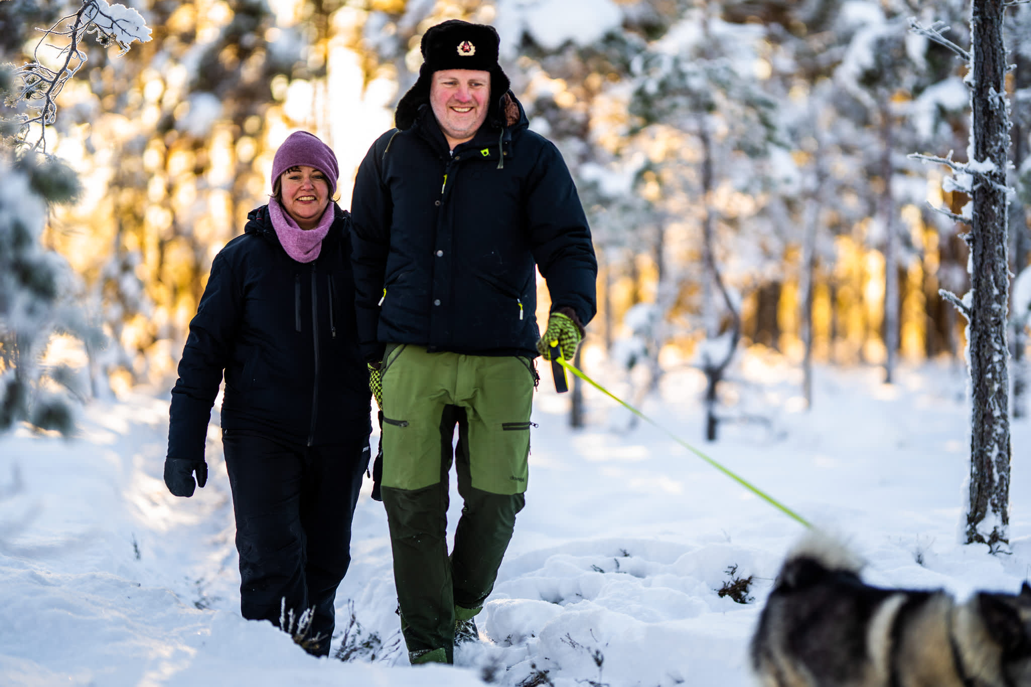 Winter trip in the Halden Canal