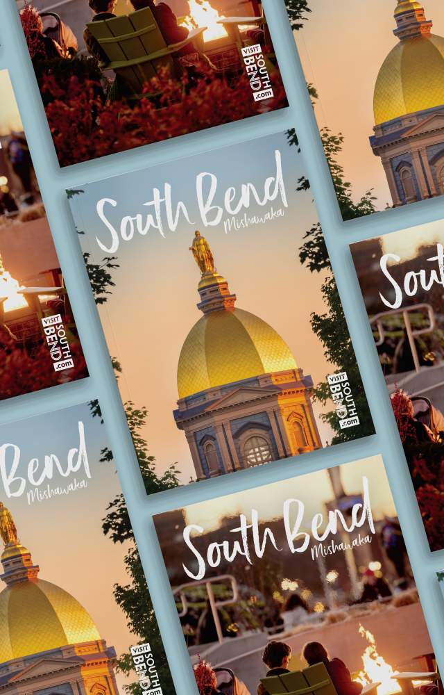 The 2023-2024 Visitor Guide Covers featuring Notre Dame and Howard Park