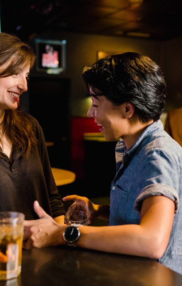Couple Drinking at Club Try-Angles