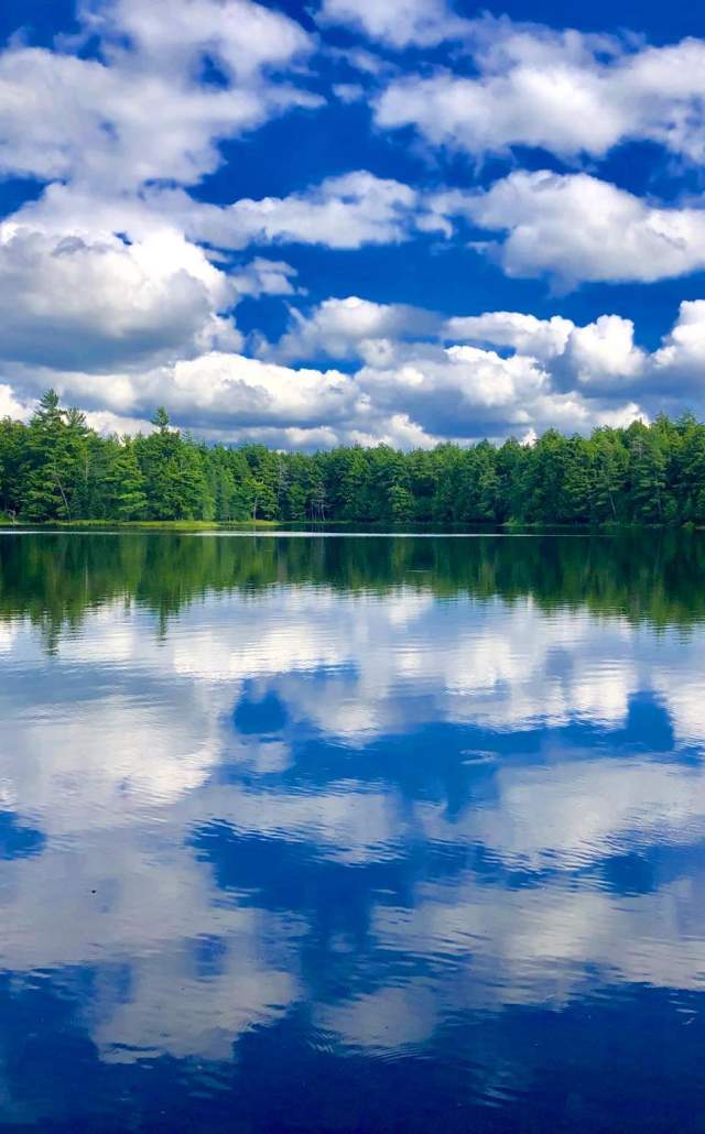 Katherine Lake in the Sylvania Wildnerness, located in the Upper Peninsula of Michigan