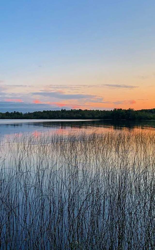 Sunset at Lake Gogebic, located in the Upper Peninsula of Michigan