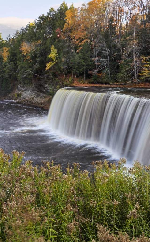 Upper Tahquamenon Falls, located in the Upper Peninsula of Michigan, USA