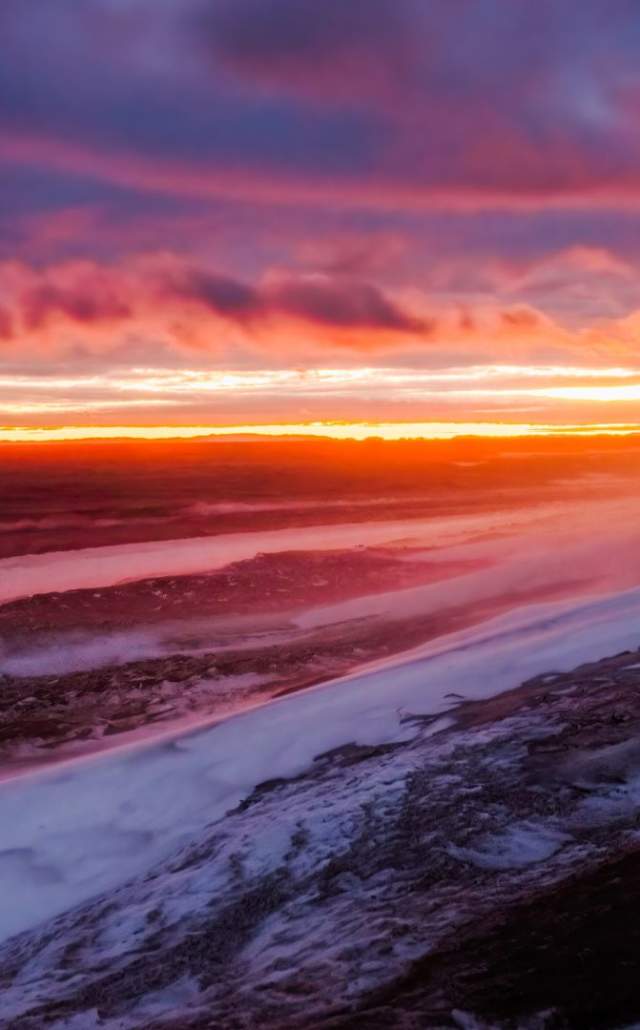 Winter at Whitefish Point in the Upper Peninsula of Michigan