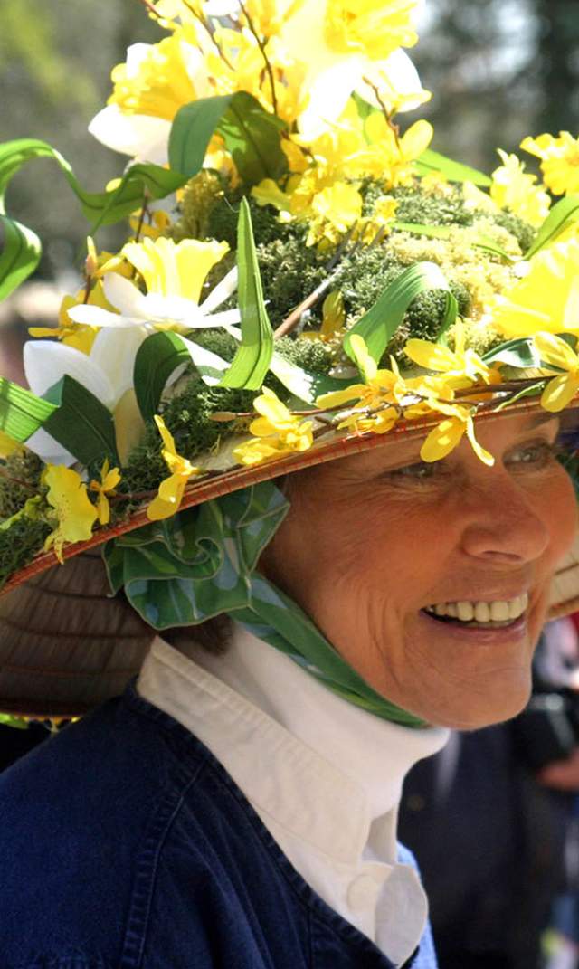 Daffy Hat Woman