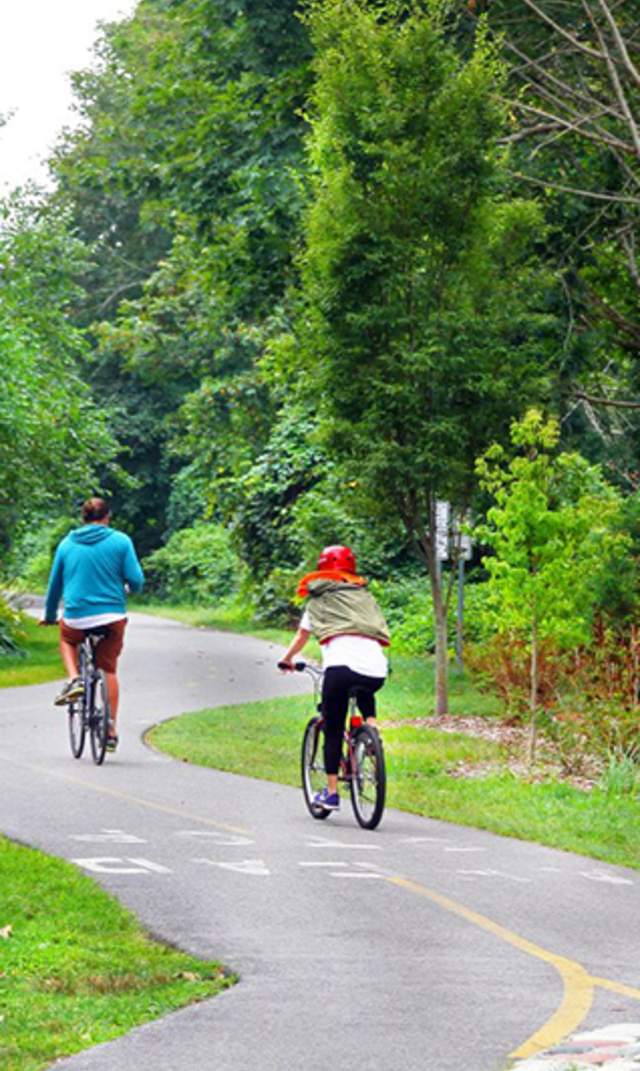 Bikers on Trail