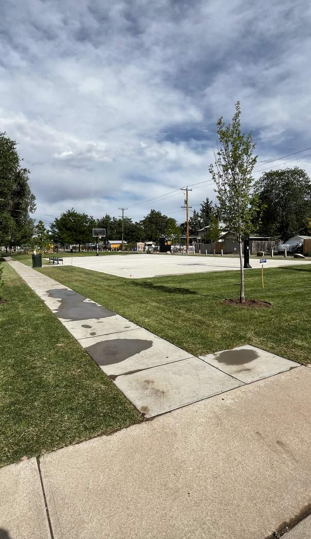 Swanson-Kiwanis Post-Construction Basketball Court
