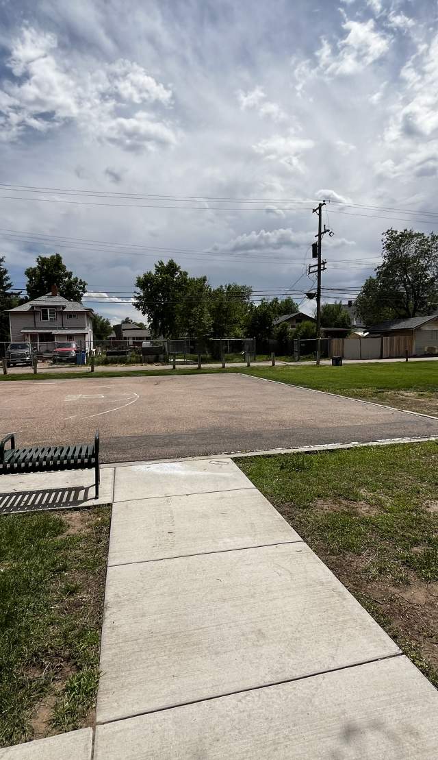 Swanson-Kiwanis Pre-Construction Basketball Court
