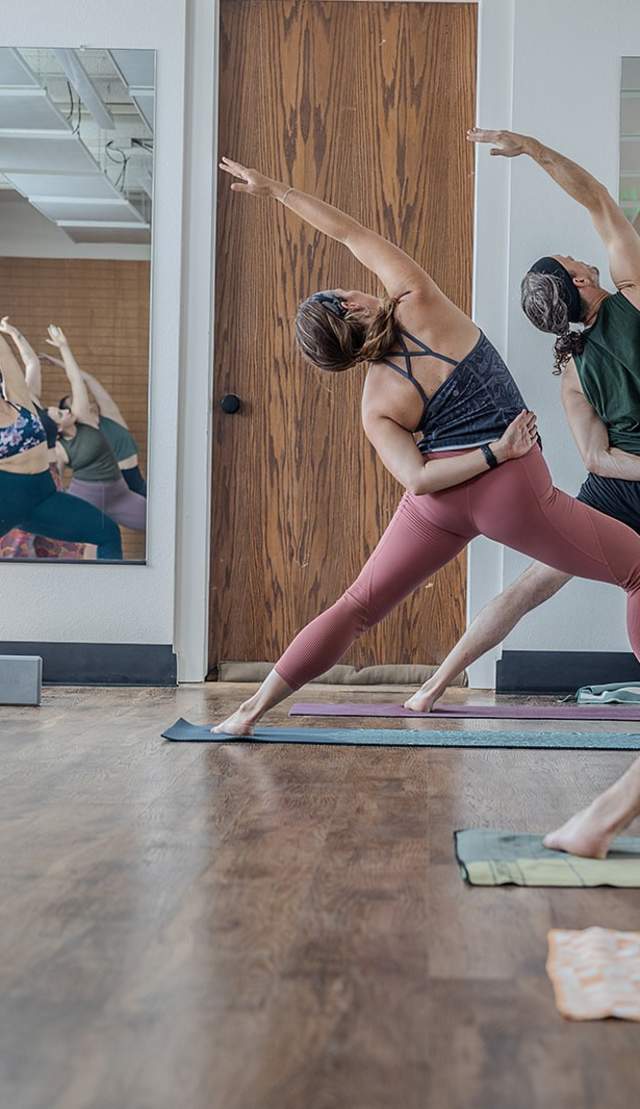 People doing yoga at Balanced Movement