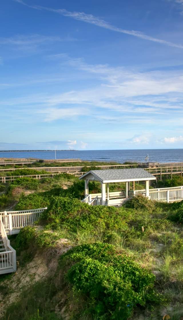 View from Beach Houses on Caswell Beach