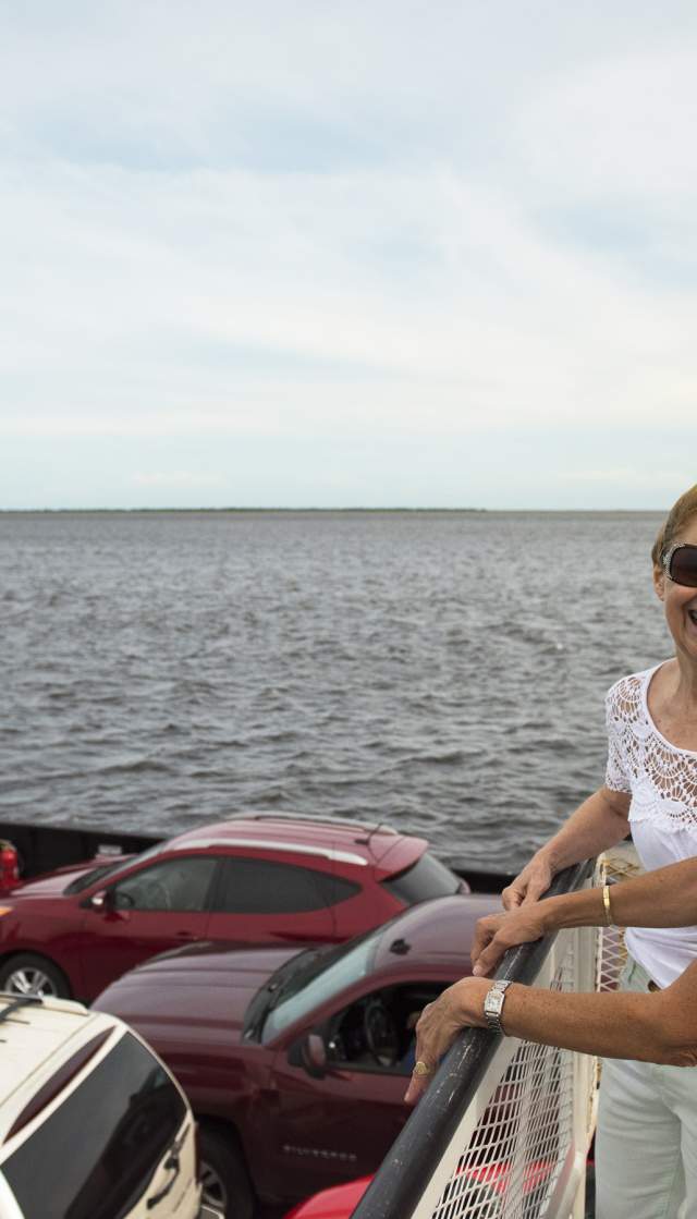 Ferry ride from Southport to Fort Fisher