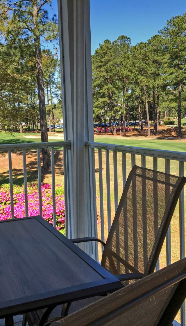View from the Porch of a Golf Villa at Brunswick Plantation in Calabash NC