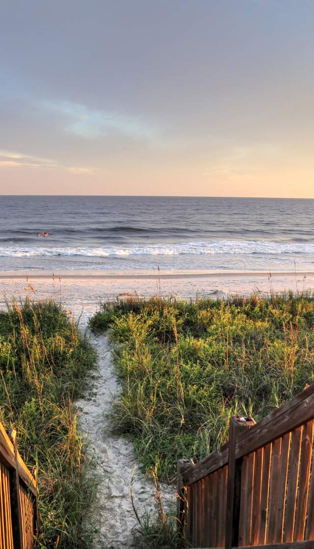 Golden hour on Holden Beach
