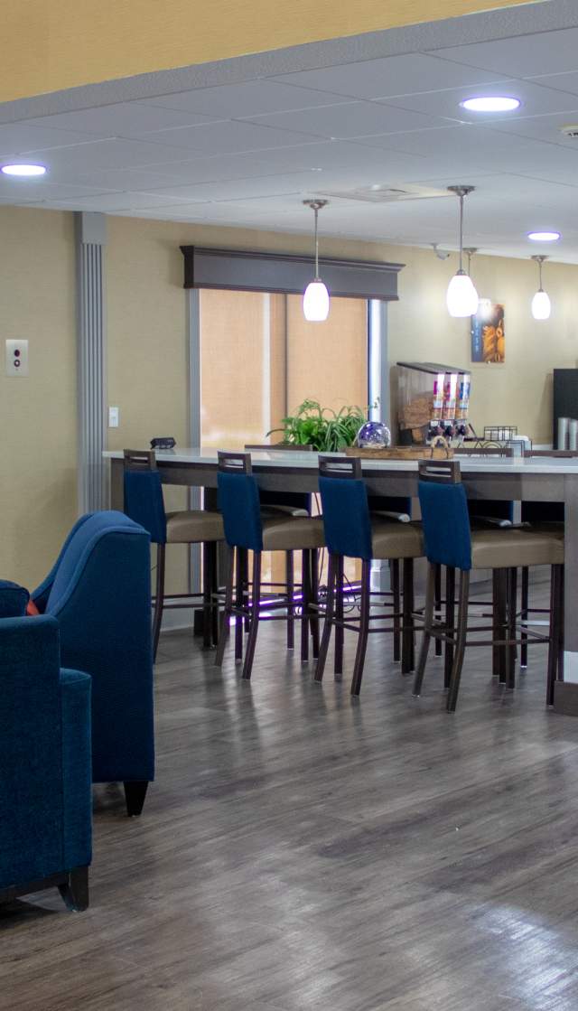 Hotel lobby in Shallotte