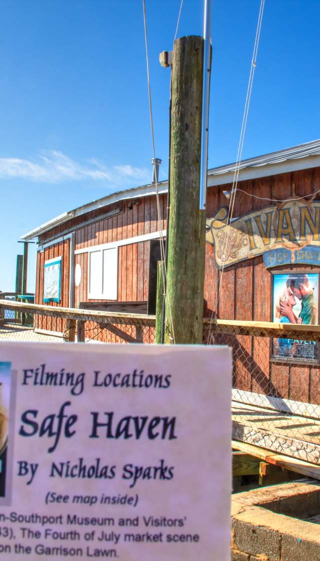 American Fish Company was the location for Ivan's in the motion picture Safe Haven filmed in Southport NC