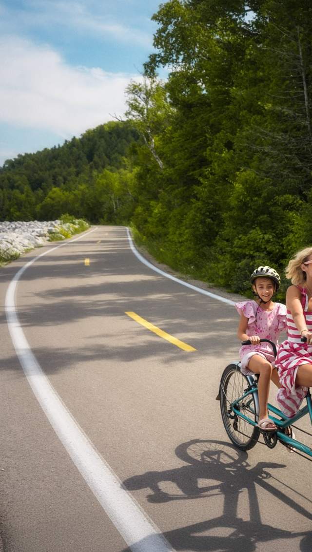 tandem bike ride