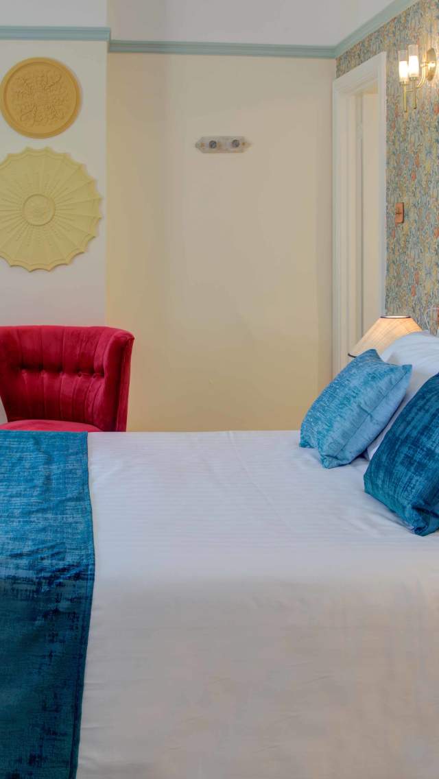 Double bedroom at The Grange at Oborne, Dorset